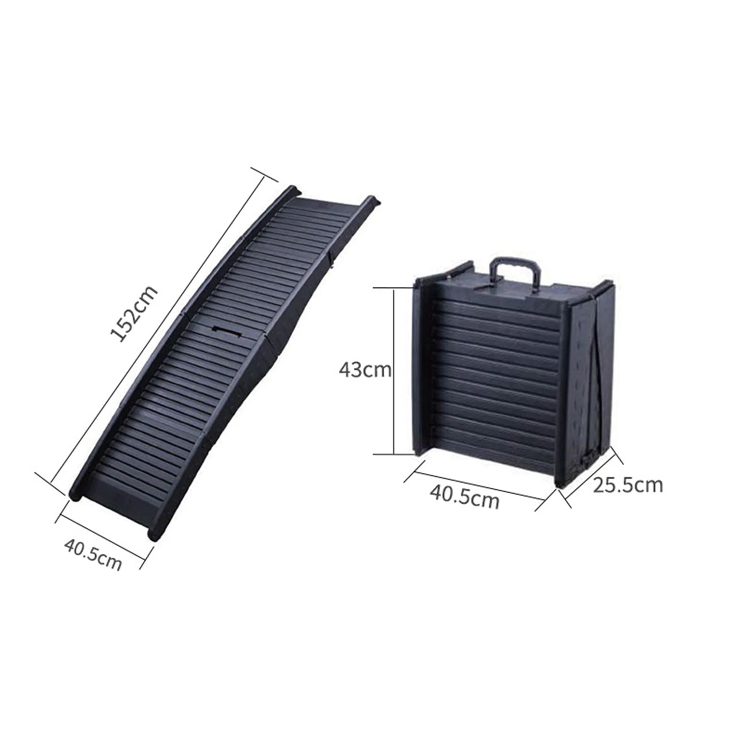 Car Dog Steps Pet Stairs Dog Ramp Lightweight Folding Pet Ladder Ramp Dog Stairs for High Beds, Trucks, Cars and SUV over 5Kg